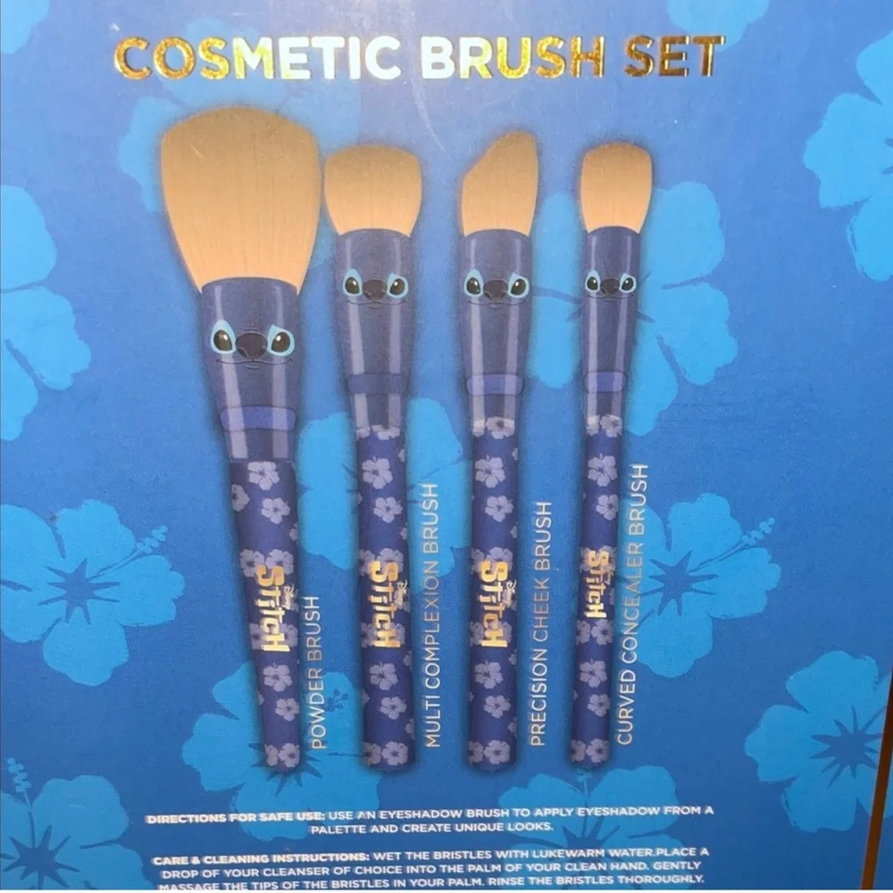Stitch 4 piece Makeup Brush Set